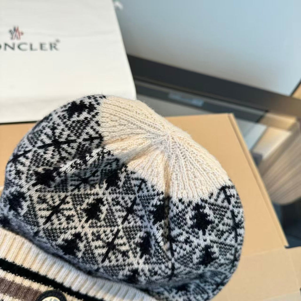 New wool yarn cap