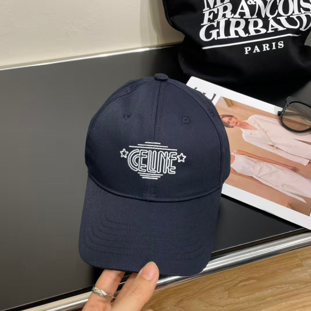 Embroidered letter baseball cap