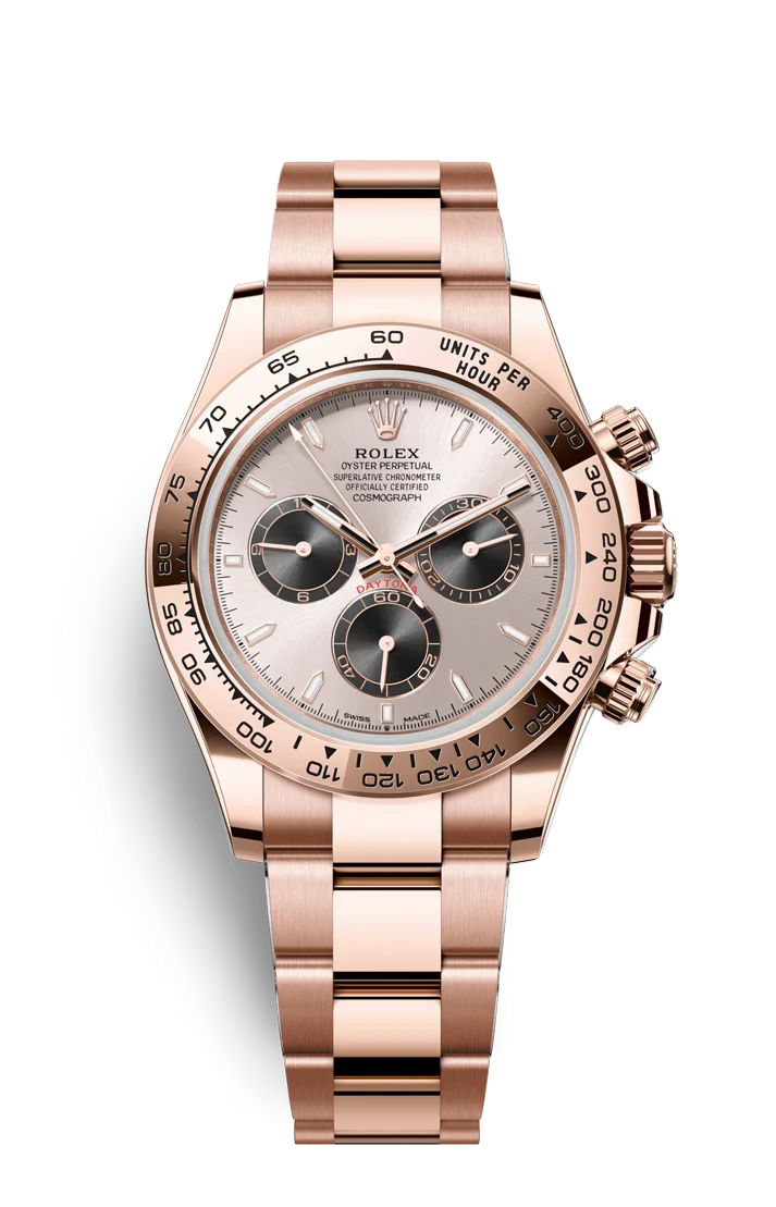 Chronograph -Silver Dial - Rosegold 904L Steel - Quartz- 40mm