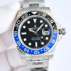 C-Factory - Blue Black- Silver 904L Steel - Automatic - 40mm
