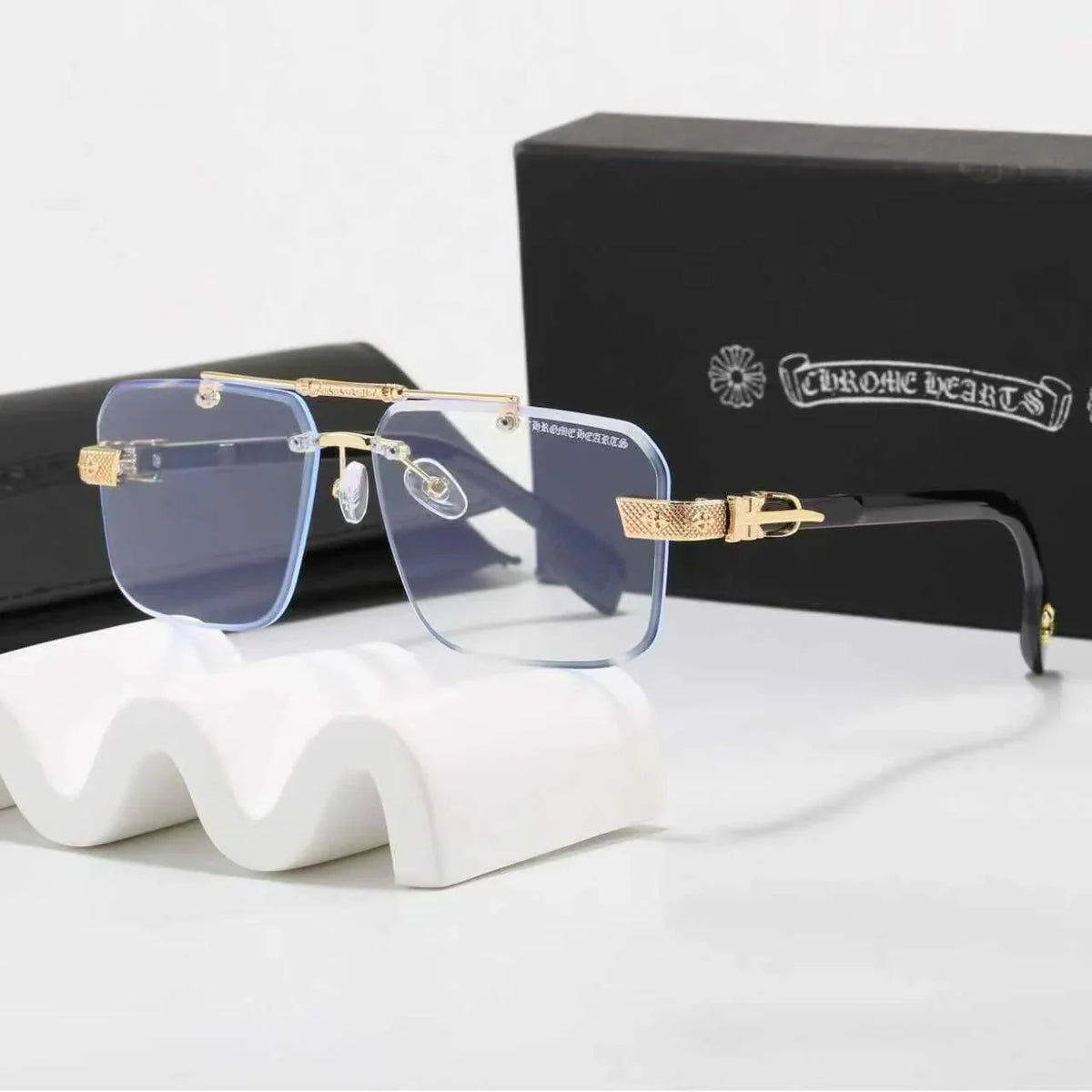 Rimless Square Sunglasses