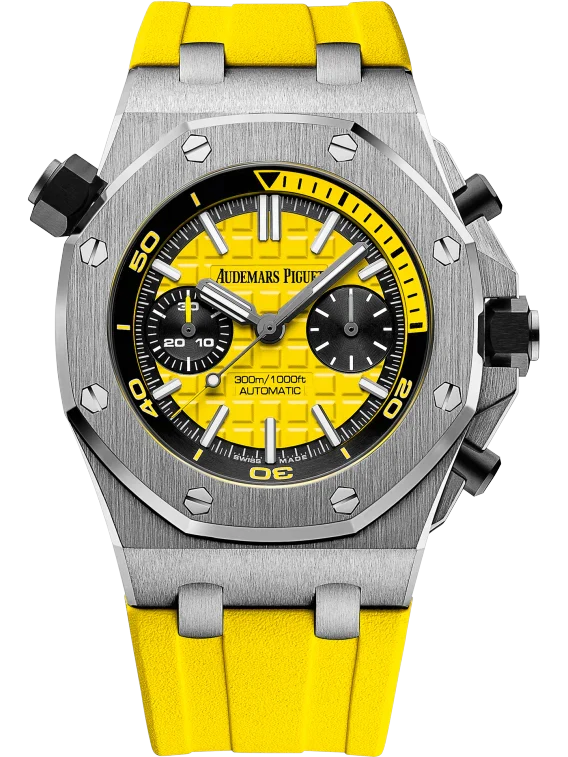 26703ST.OO - Yellow -Yellow Rubber - Quartz- 42mm