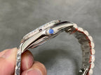 Blue - Silver 904L Steel - Automatic -36mm