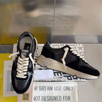 Retro vintage star casual sports shoes, skateboard shoes, small dirty shoes