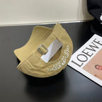 Embroidered letter baseball cap
