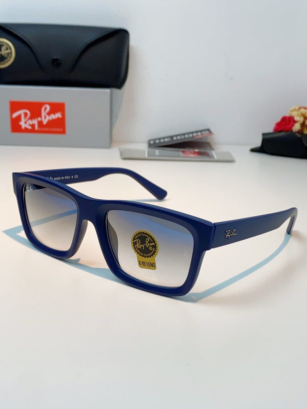 High quality tempered glass sunglasses for men