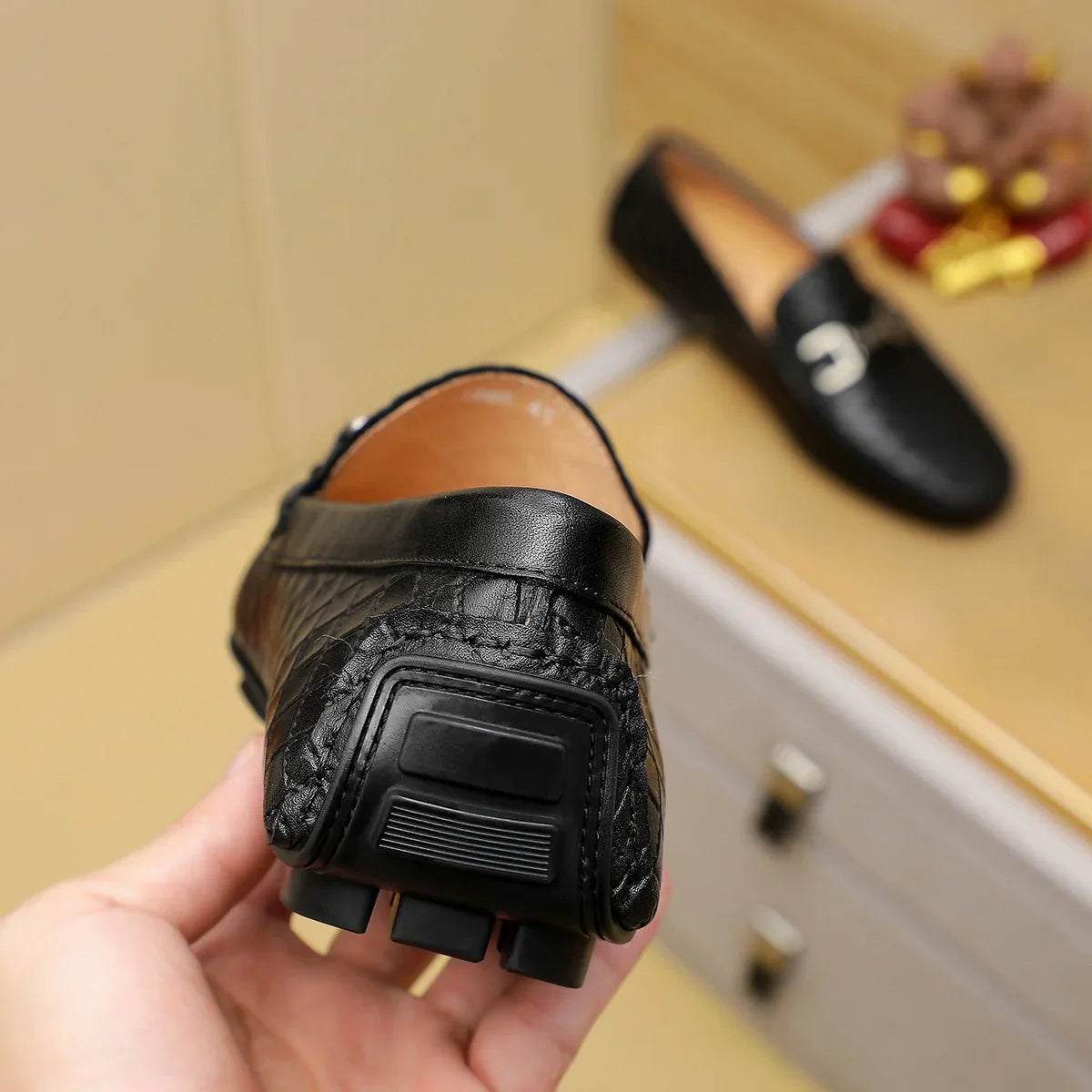 New men's bean shoes