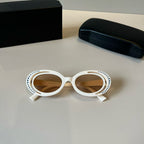 Explosive elliptical sunglasses