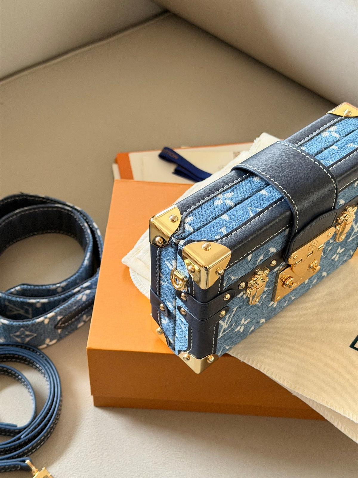 Cowboy Lock Bag Corner Hard Box Bag