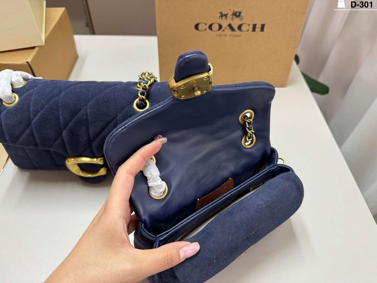 Suede wine god chain bag