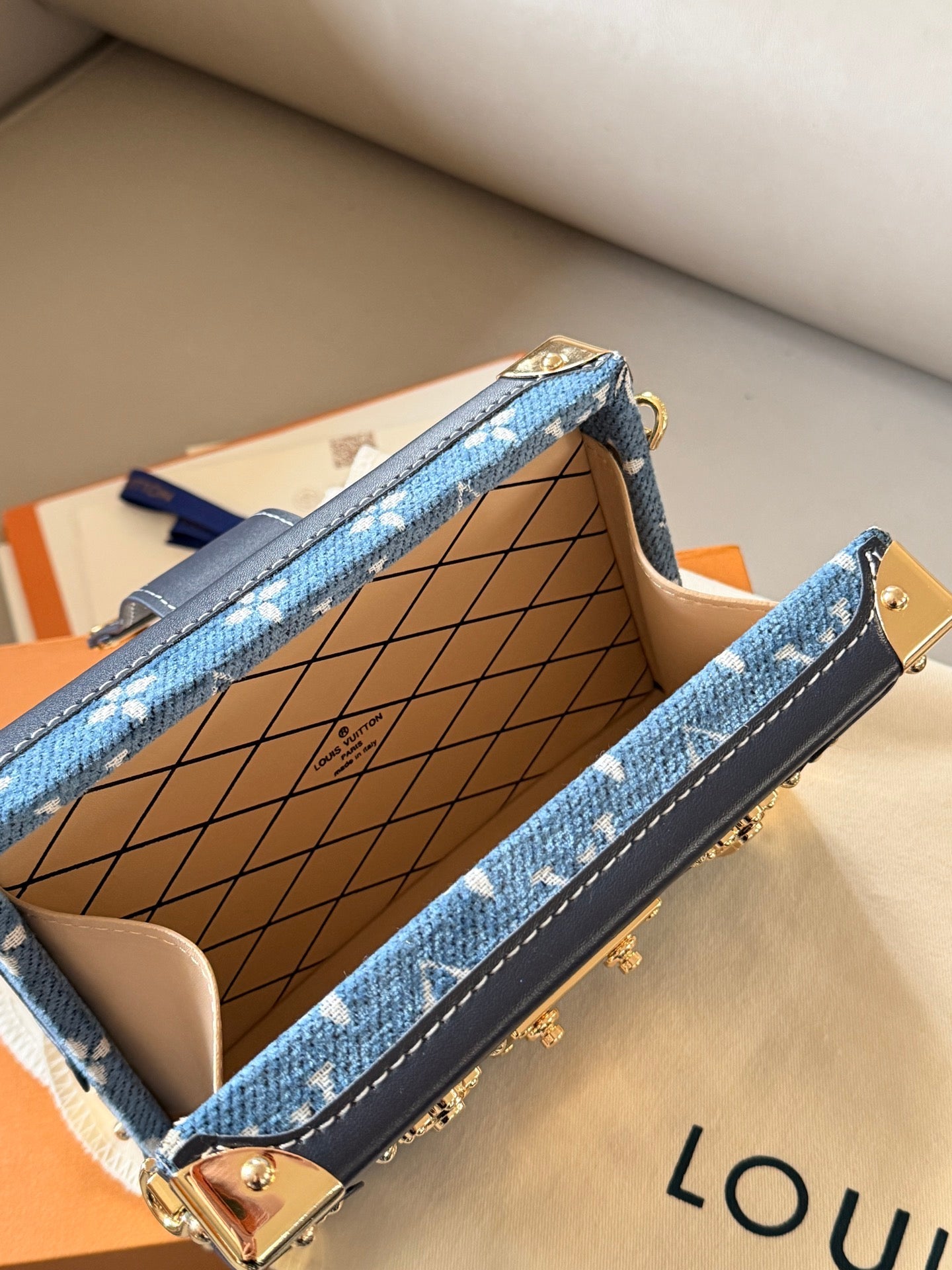 Cowboy Lock Bag Corner Hard Box Bag