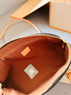 Old flower horizontal shell bag
