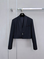 Chanel/Acetate Lapel Blazer