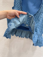 Louis Vuitton/26ss new denim vest