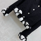 Chanel/Frayed-Edge Tweed Jacket