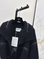 Chanel/Belted Mohair Cardigan