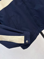 Color-Block Stand-Collar Jacket