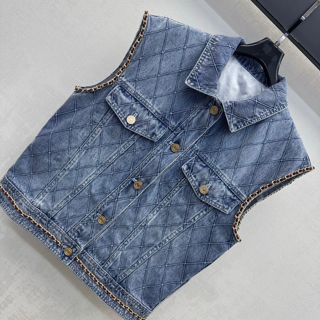 Chanel/26 New Denim Vest