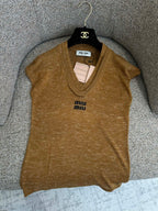 MiuMiu/26 Summer New Sleeveless Knit
