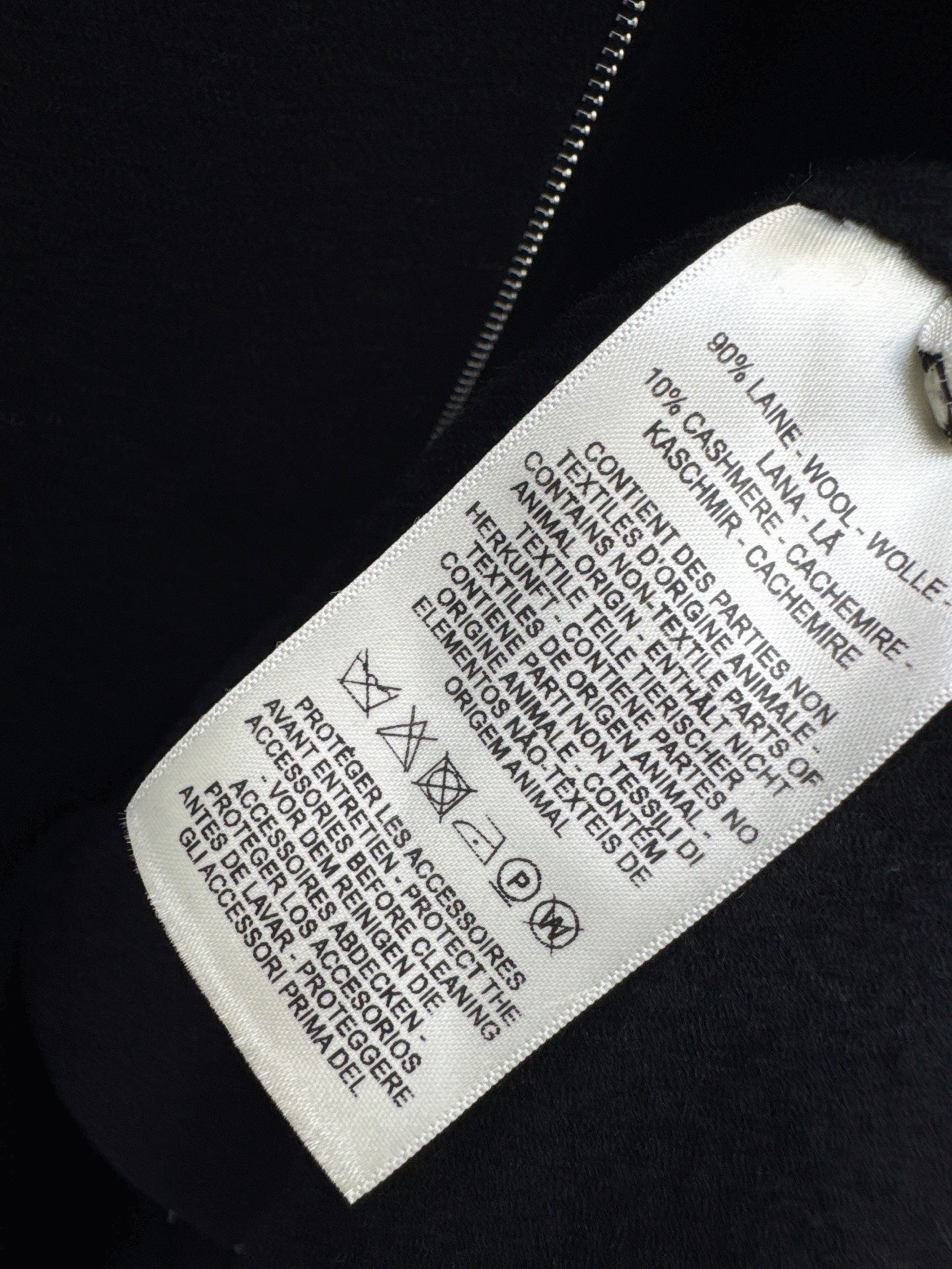 Hermès/26 Early Autumn New Double-Faced Round Neck Long Coat