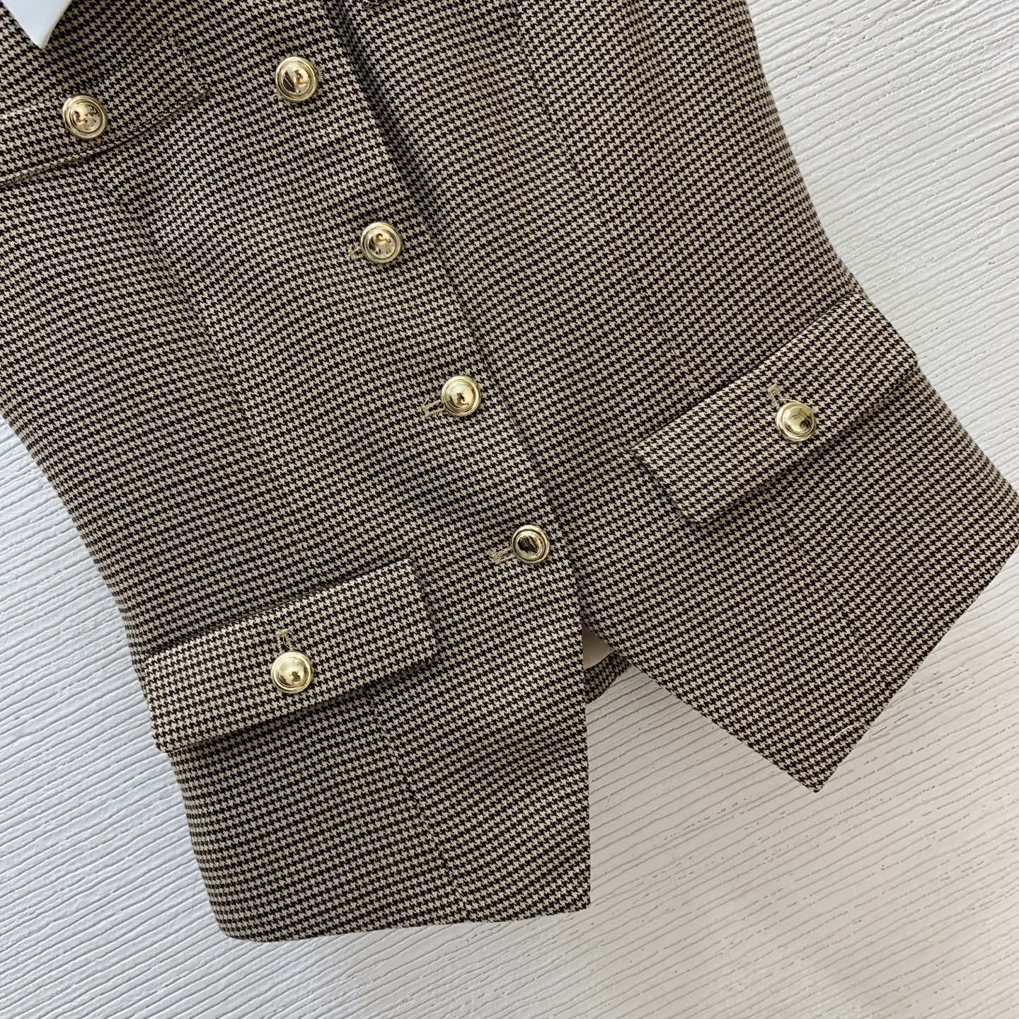 MiuMiu/26 New Houndstooth Pattern Two-Piece Set
