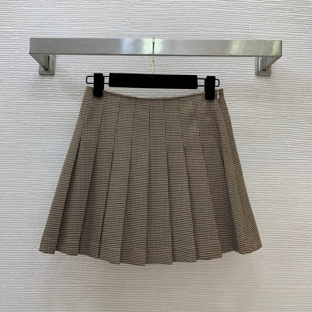 MiuMiu/26 New Houndstooth Pattern Two-Piece Set