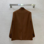 Brunello Cucinelli/26 Early Autumn Classic Qian-Style Elegant Commuter Two-Piece Set