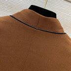 Brunello Cucinelli/26 Early Autumn Classic Qian-Style Elegant Commuter Two-Piece Set