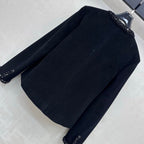 Raw-edge corduroy jacket