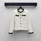 Raw-edge corduroy jacket