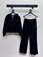 Chanel/26 New Casual Hoodie Jacket Set