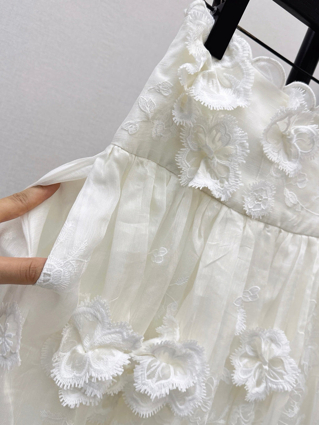 zimmermann/26ss 3D Floral Camisole + Skirt