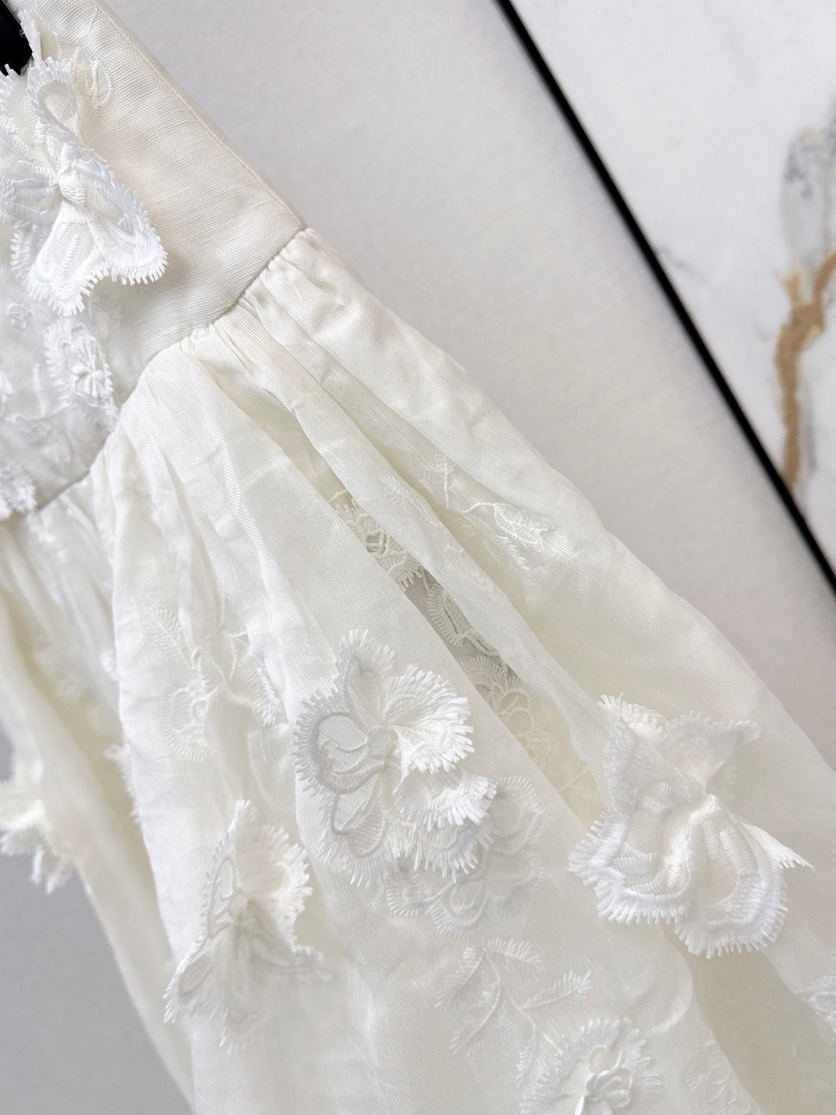 zimmermann/26ss 3D Floral Camisole + Skirt