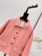Hermès/26Ss Fall-Winter Latest Lambskin Jacket
