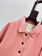 Hermès/26Ss Fall-Winter Latest Lambskin Jacket