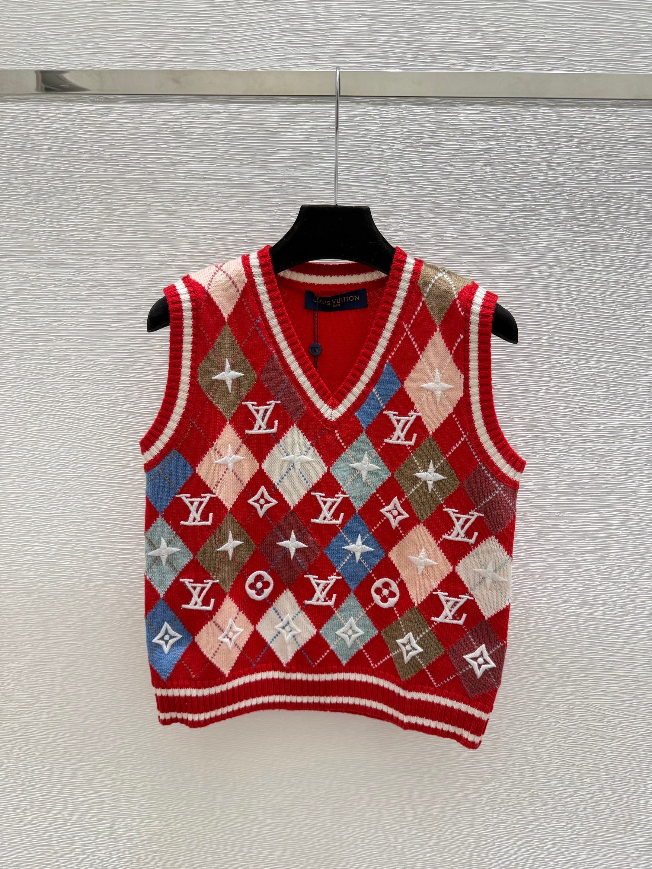 Louis Vuitton / 26 New Double C Stripe Hooded Knit Vest
