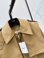 Celine/26 Autumn-Winter Latest Short Trench Coat