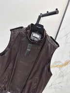 Yves Saint Laurent/26 Early Spring Latest Leather Vest