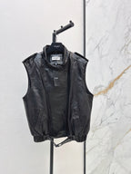 Yves Saint Laurent/26 Early Spring Latest Leather Vest