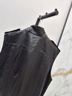 Yves Saint Laurent/26 Early Spring Latest Leather Vest