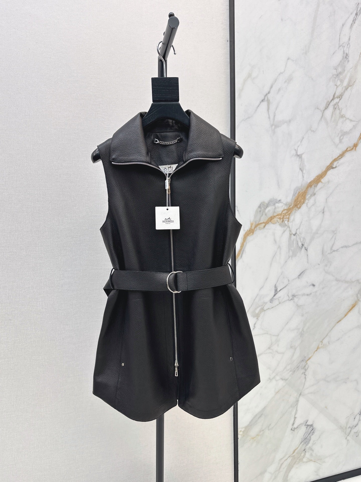 Hermès/26 Early Autumn Latest Genuine Leather Vest