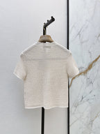 LORO PIANA/26 Early Autumn Latest Knit Short Sleeve Cardigan