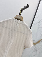 LORO PIANA/26 Early Autumn Latest Knit Short Sleeve Cardigan