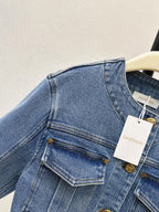 zimmermann/26 Early Autumn New Retro Vacation Style Denim Set