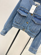 zimmermann/26 Early Autumn New Retro Vacation Style Denim Set