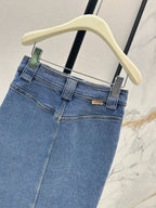 zimmermann/26 Early Autumn New Retro Vacation Style Denim Set