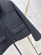 Brunello Cucinelli/26Ss Early Autumn Latest Minimalist Short Wool Coat