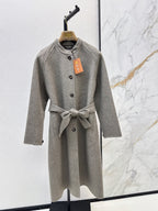 LORO PIANA/26Ss Autumn/Winter Latest Long Wool Coat