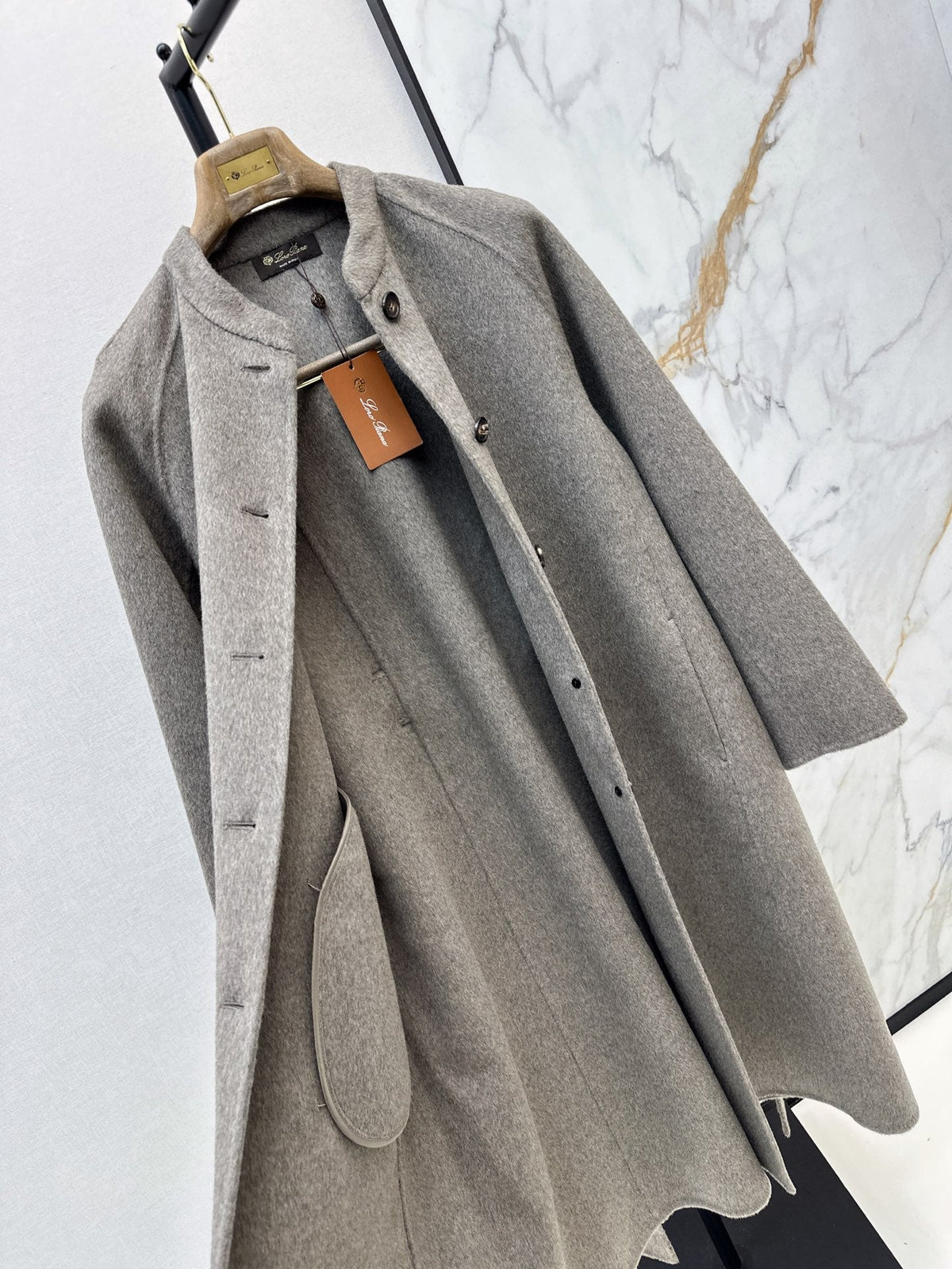 LORO PIANA/26Ss Autumn/Winter Latest Long Wool Coat
