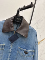 Prada/26 Early Autumn New Lapel Denim Jacket